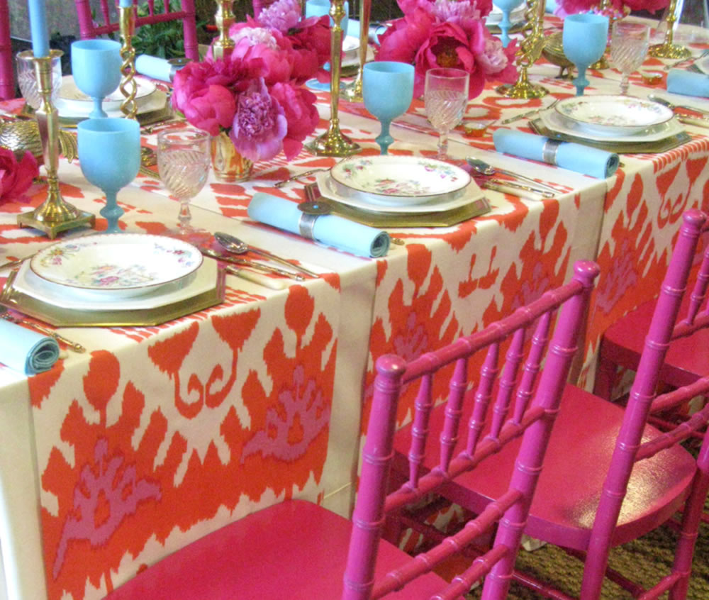 Quadrille Kazak tablecloth