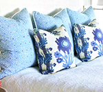 Nitik II bed skirt Henriot Floral pillows Whitney Cutler Coastal Living December 2013 sm thumb