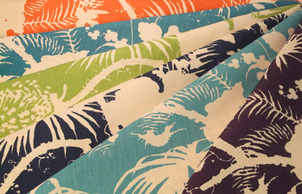 Quadrille Tropique Blotch One Color product shot