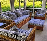 Zig Zag sofa chairs Tom Samet Hampton House Design sm thumb