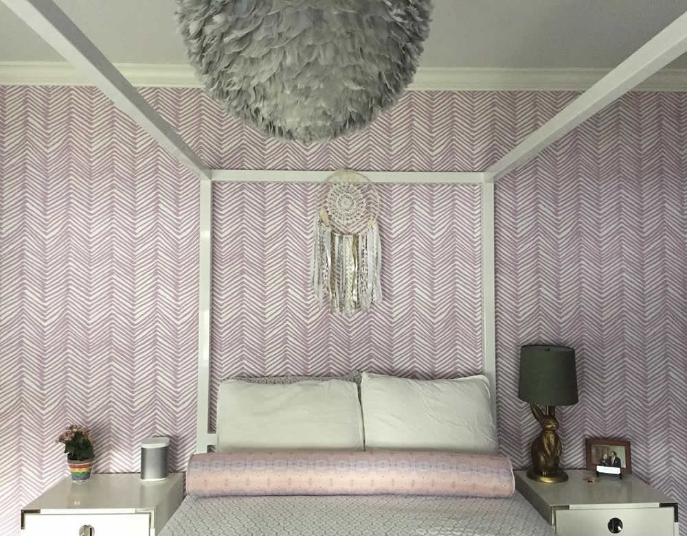 Alan Campbell Zig Zag wallpaper by Spruce Interiors