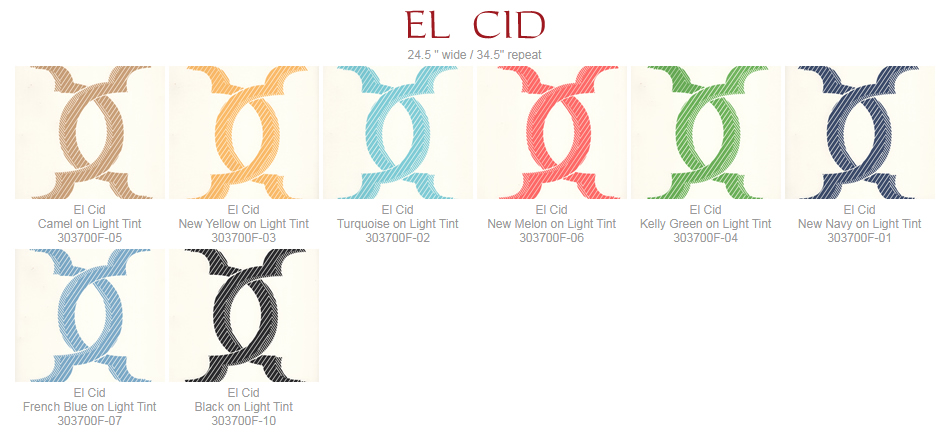 Quadrille El Cid Wallpaper Group
