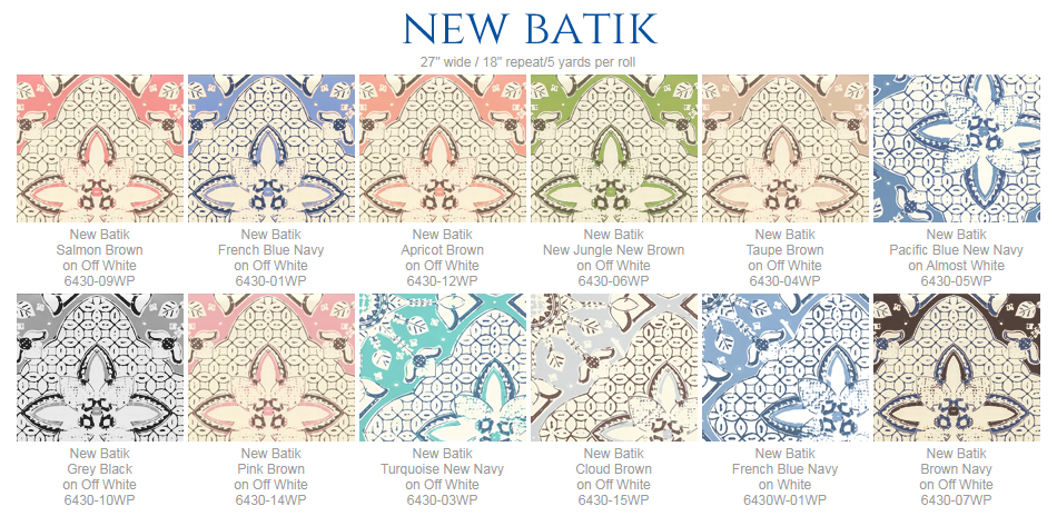 China Seas New Batik wallpaper group