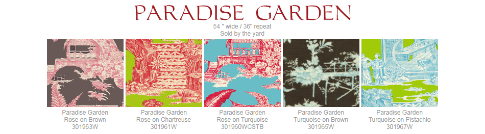 Paradise Garden Wallpaper group